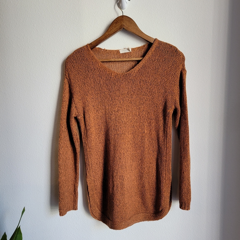 Harper Knit Sweater Brown